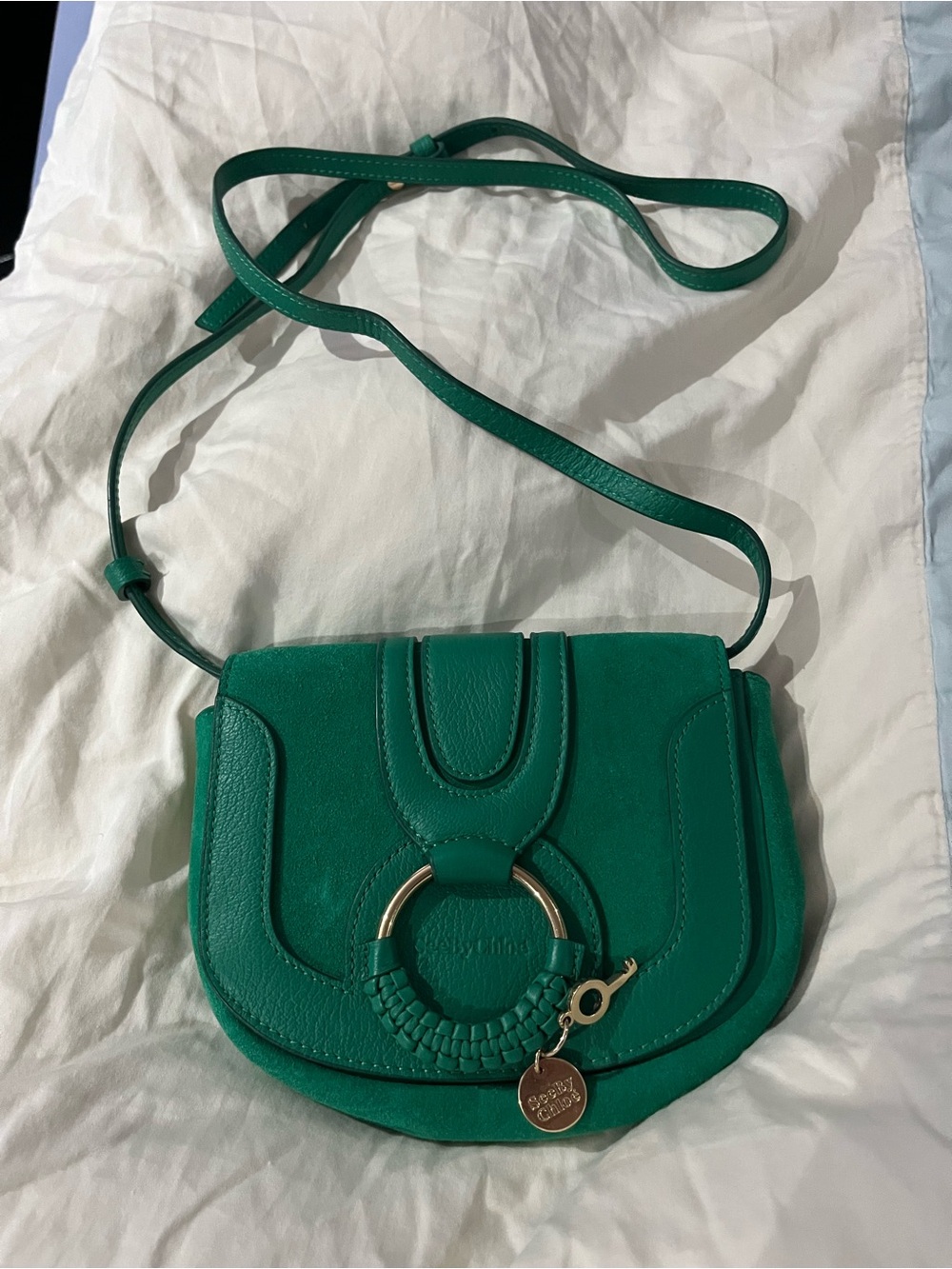 NWOT SEE BY CHLOE mini Hana Emerald Green Crossbody Bag - RARE!!! Open to offers